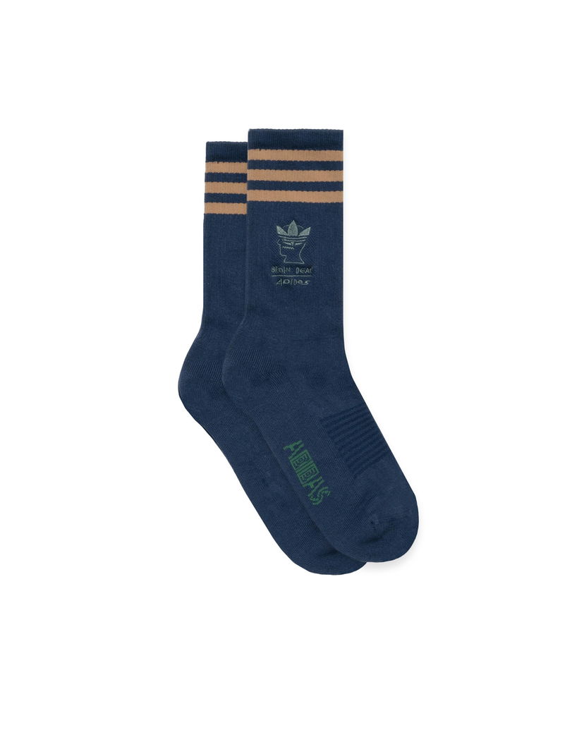 Nogavice adidas Originals BRAIN DEAD Crew Socks Modra | JN2408