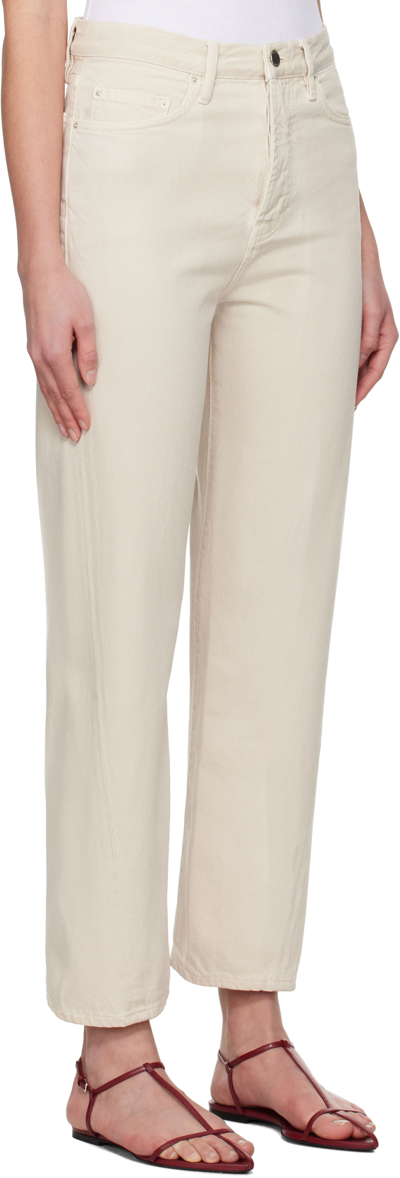 Kavbojke TOTEME TOTEME Twisted Seam Jeans Bež | 251-WRB911-FB0083, 1