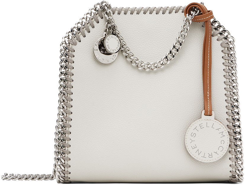 Torba za čez ramo Stella McCartney Falabella Tiny Tote Bag Kovinski | 7B0055WP0292