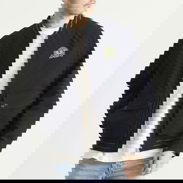 Bomber jakna Fred Perry Tennis Badge Bomber Jacket, Size Large Mornarica | J1313-608, 2