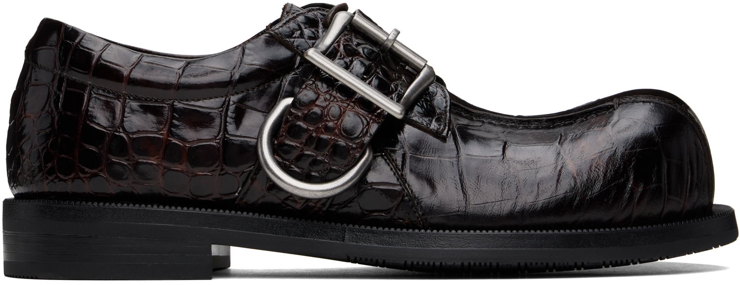 Superge in čevlji Martine Rose Martine Rose Bulb Toe Buckle Loafers Rjava | 1054LE01710-28416299, 0