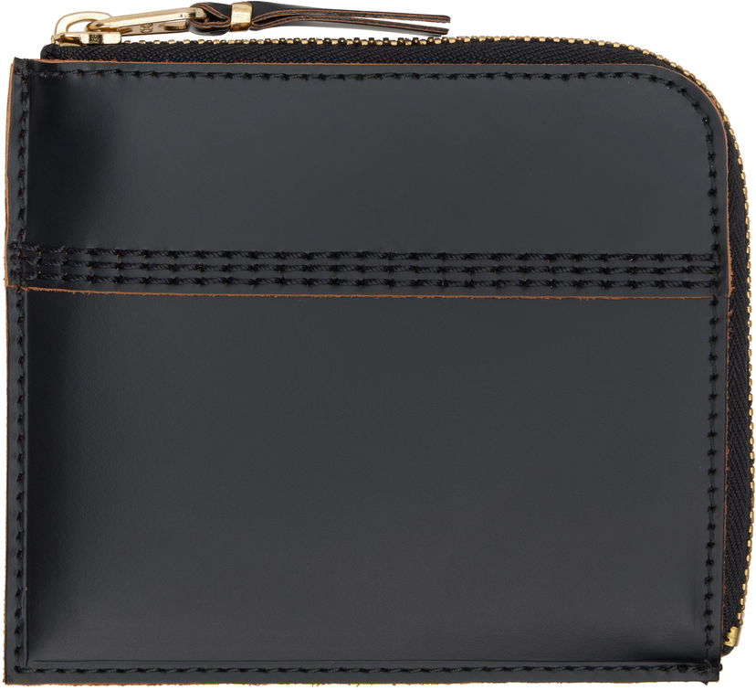 Denarnica Comme des Garçons COMME des GARÇONS Triple Stitch Leather Wallet Črna | SA3100TS