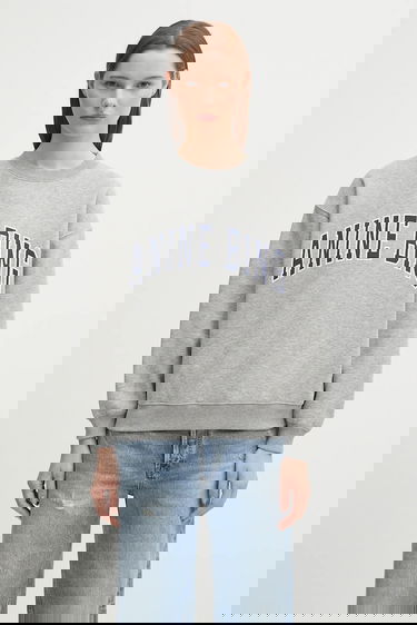 Pulover Anine Bing Anine Bing Spencer Graphic Sweatshirt Siva | A.08.11531, 0