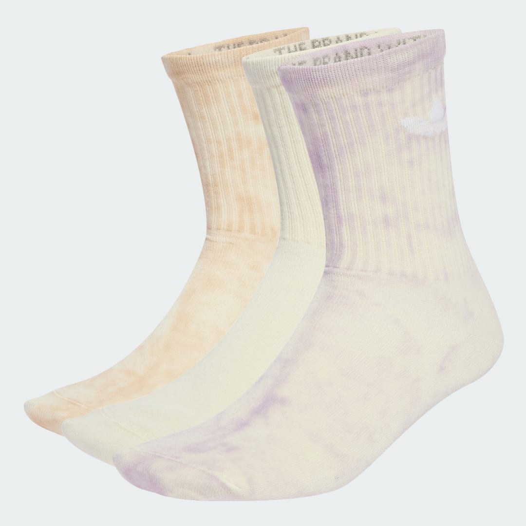 Nogavice adidas Performance Tie-Dye Crew Socks 3 Pairs Lila | JY0238, 0