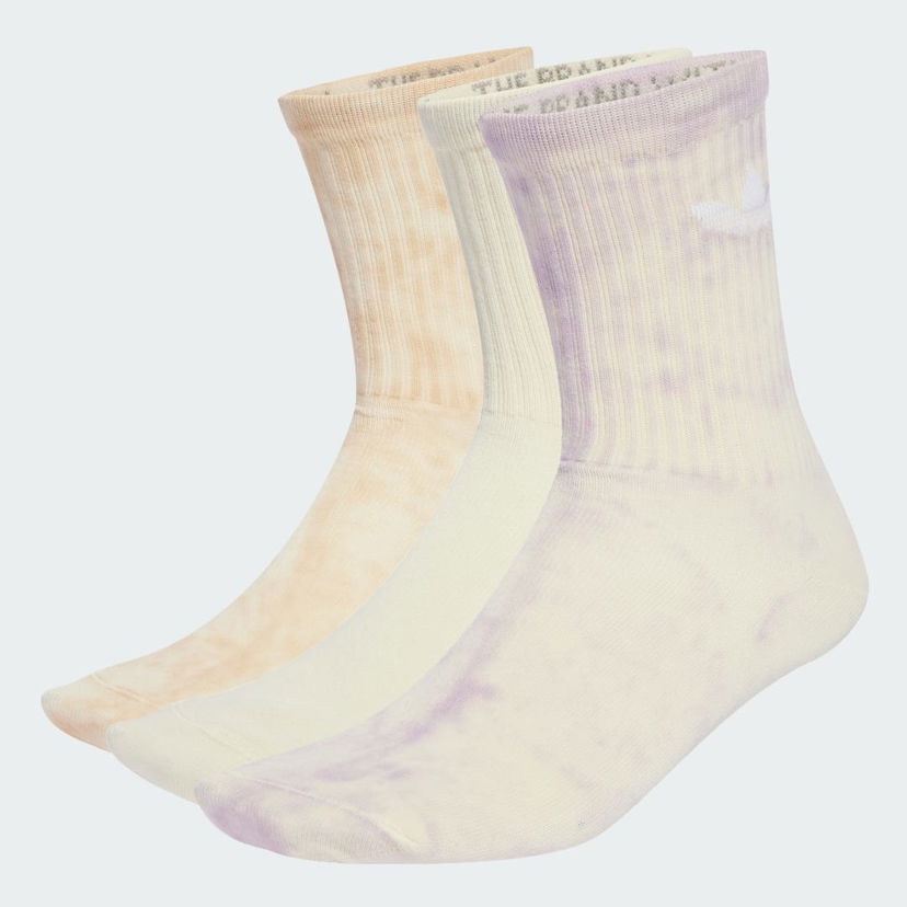 Nogavice adidas Performance Tie-Dye Crew Socks 3 Pairs Lila | JY0238
