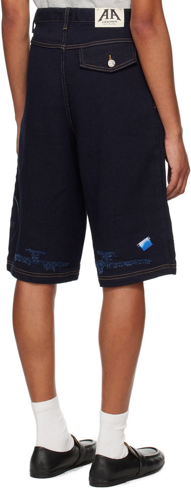 Kratke hlače ADER ERROR Printed Denim Shorts Mornarica | BN01SSJE0203BL, 2