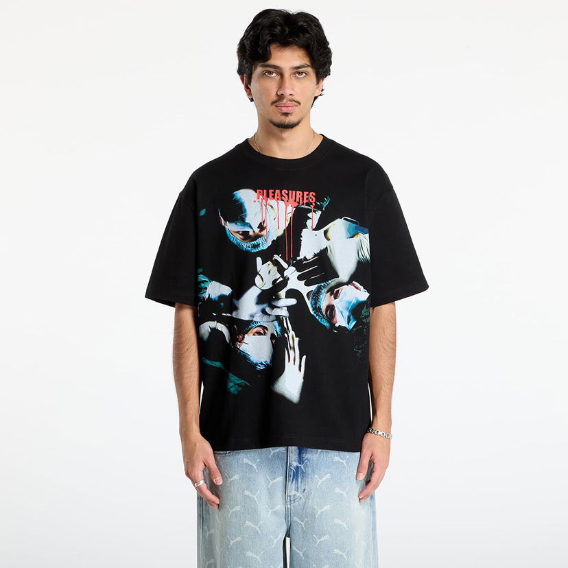 Majica Pleasures Autopsy Heavyweight T-Shirt Črna | P25F044-BLACK