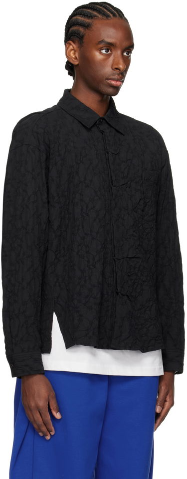 Srajce ADER ERROR Flag Textured Shirt Črna | BN01SSSH0102BK, 4