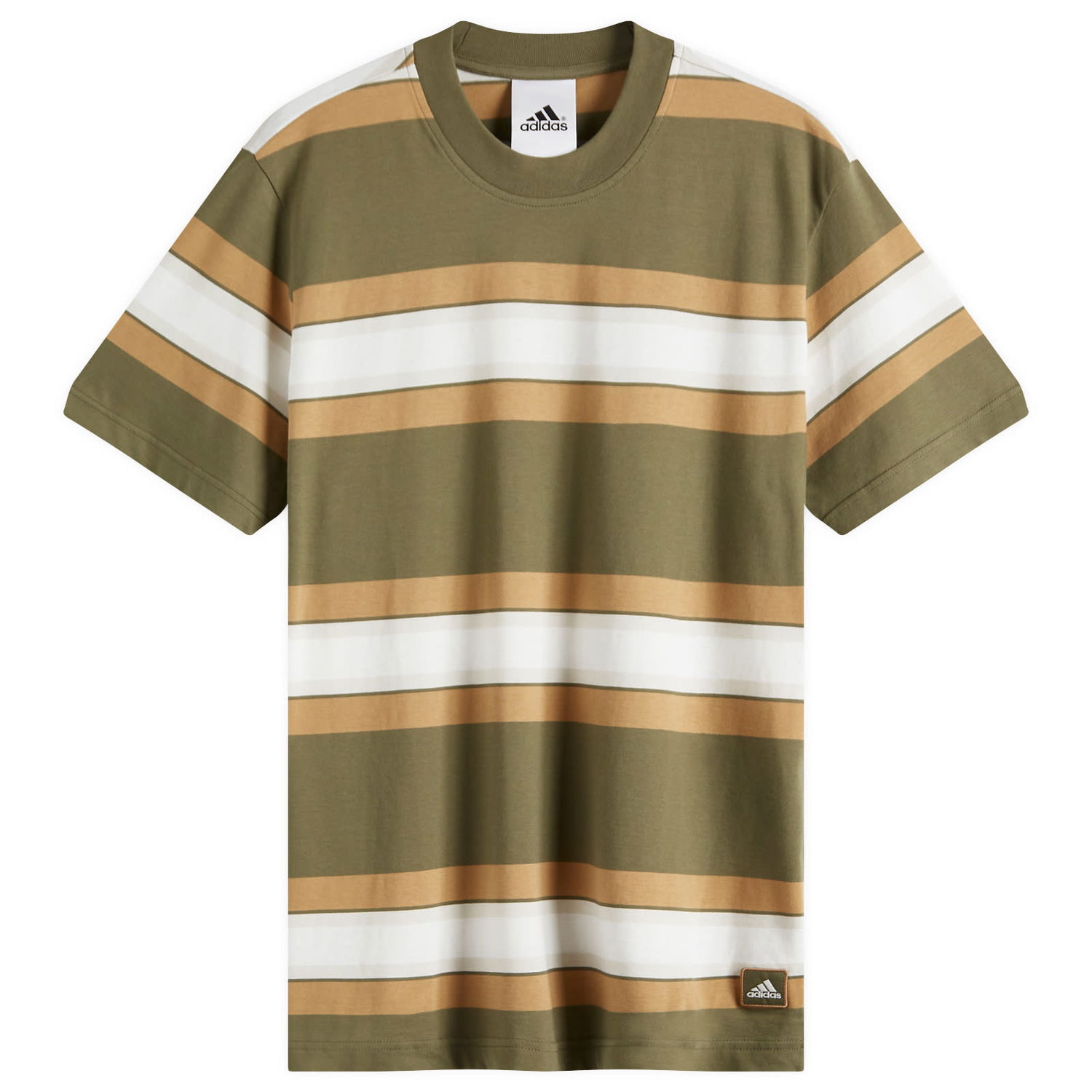 Majica adidas Originals Men's GRFX Striped T-Shirt, Size Large Zelena | JD5414, 0