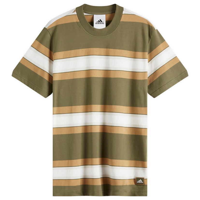 Majica adidas Originals Men's GRFX Striped T-Shirt, Size Large Zelena | JD5414