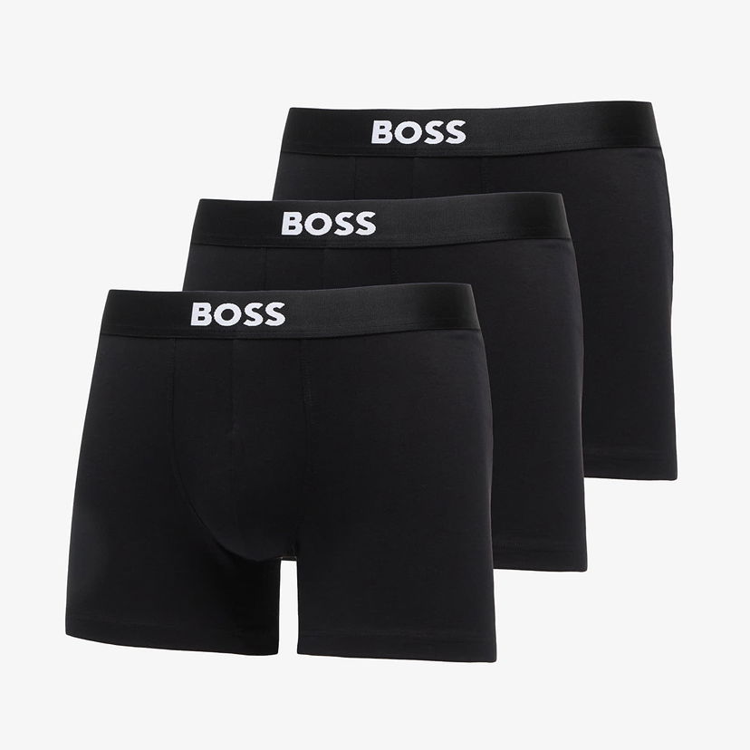 Boksarice BOSS Three-Pack Stretch Cotton Boxer Briefs Boss One Črna | 50544272-001