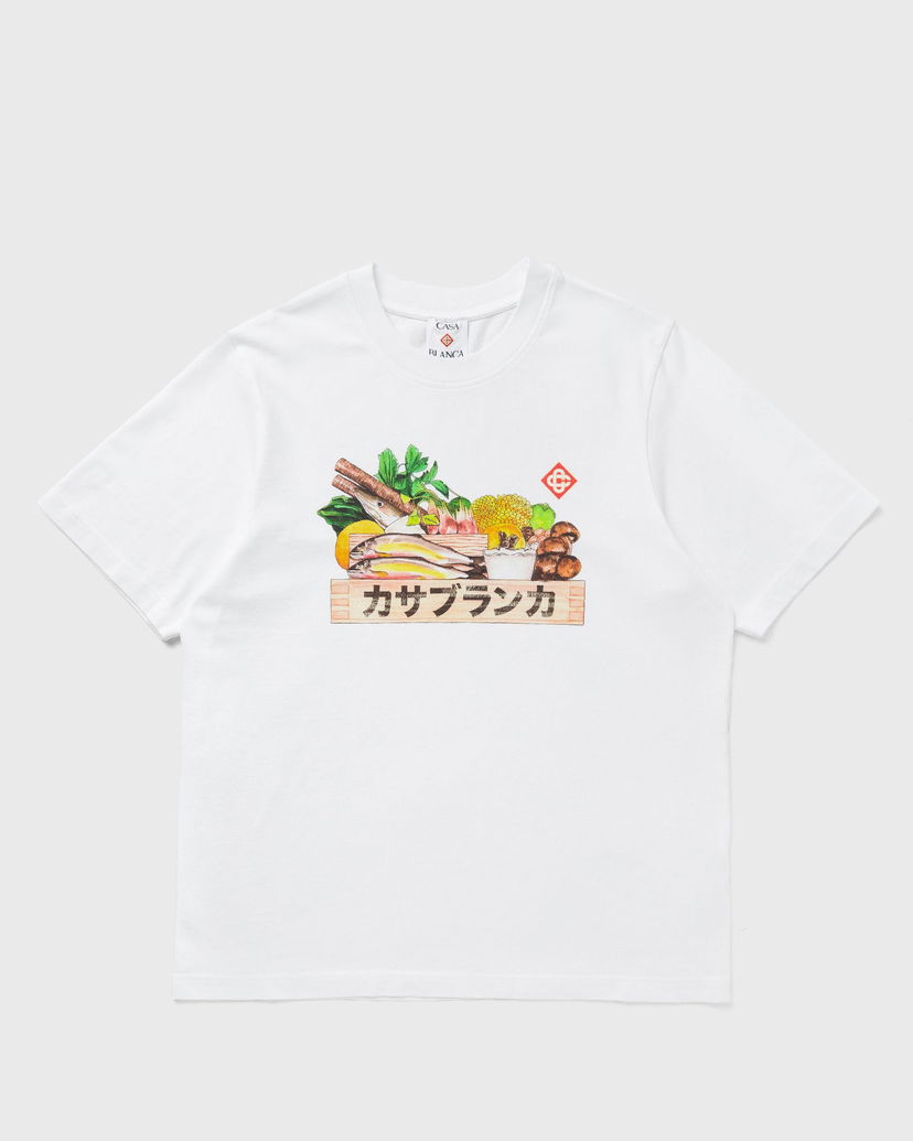 Majica Casablanca Casablanca Ingredients Graphic Print T-Shirt Bela | M-AW25-JTS-001-03