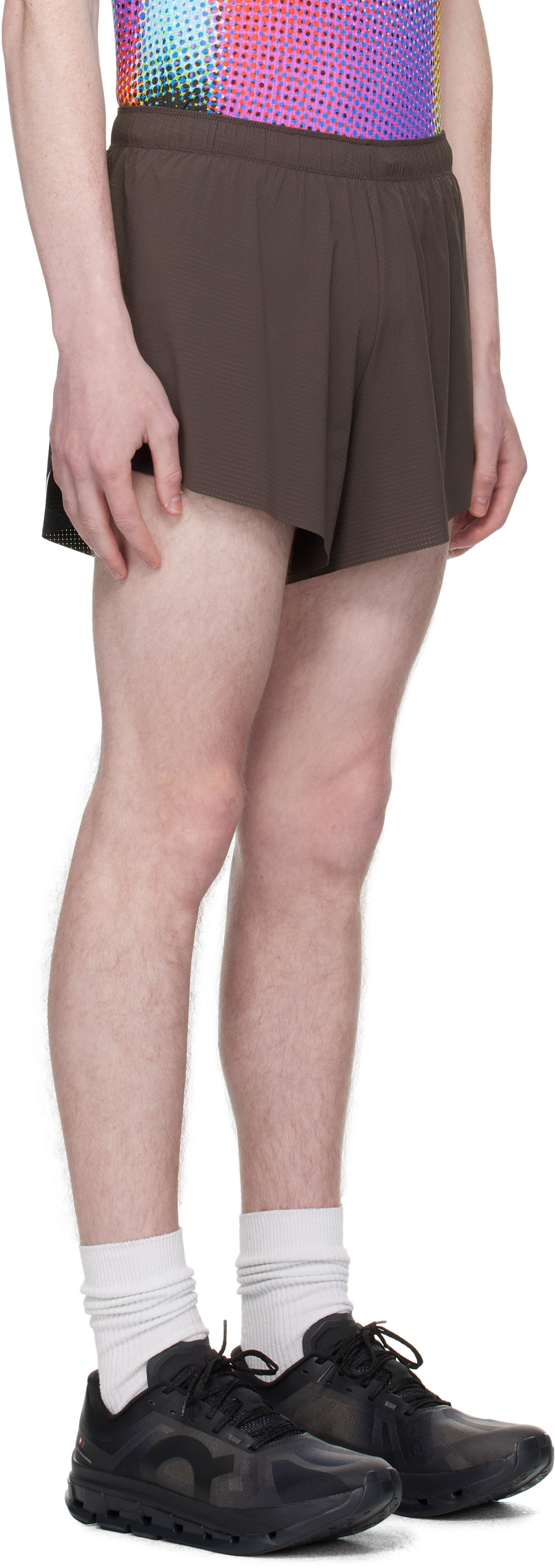 Kratke hlače Soar Running Hot Weather Shorts Rjava | SS25-SS20M-GRE/BLK, 1
