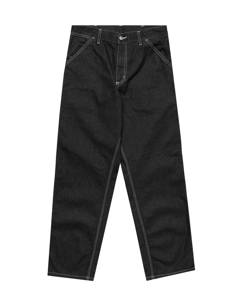 Kavbojke Carhartt WIP Carhartt WIP Single Knee Pants Črna | I034864-8902