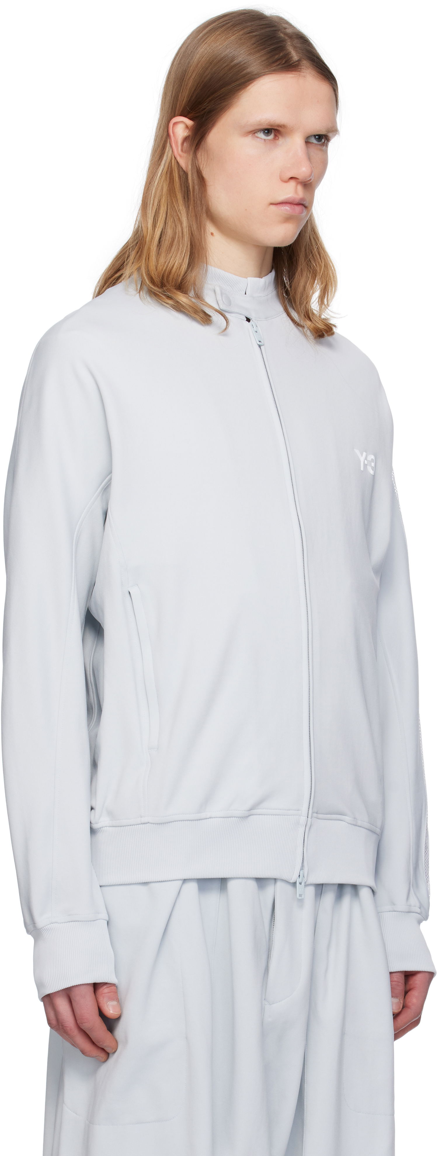 Bomber jakna Y-3 Y-3 Track Jacket Siva | JM7833, 1