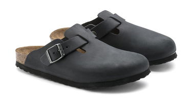 Superge in čevlji Birkenstock Boston Oiled Leather Črna | 59463, 4