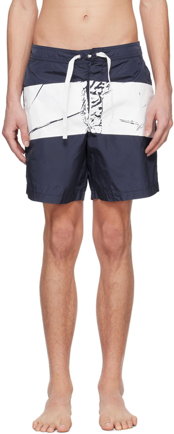Kopalke Stone Island Navy Bonded Swim Shorts Mornarica | 8015B02X6