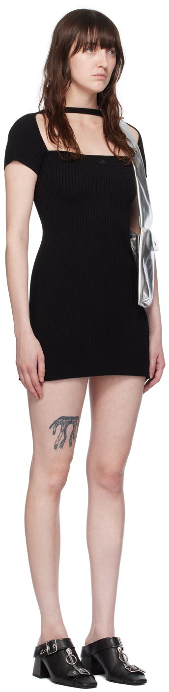 Obleke Courrèges Cutout Detail Bodycon Mini Dress Lila | 224MRO416FI0001, 4