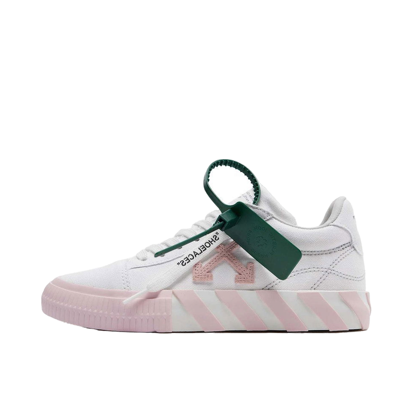 Superge in čevlji Off-White Vulcanized Canvas Low White Pink W Bela | OWIA178S22FAB0013001
