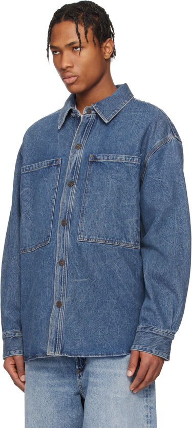 Srajce AGOLDE AGOLDE Atticus Denim Jacket Modra | A4031-1206, 3