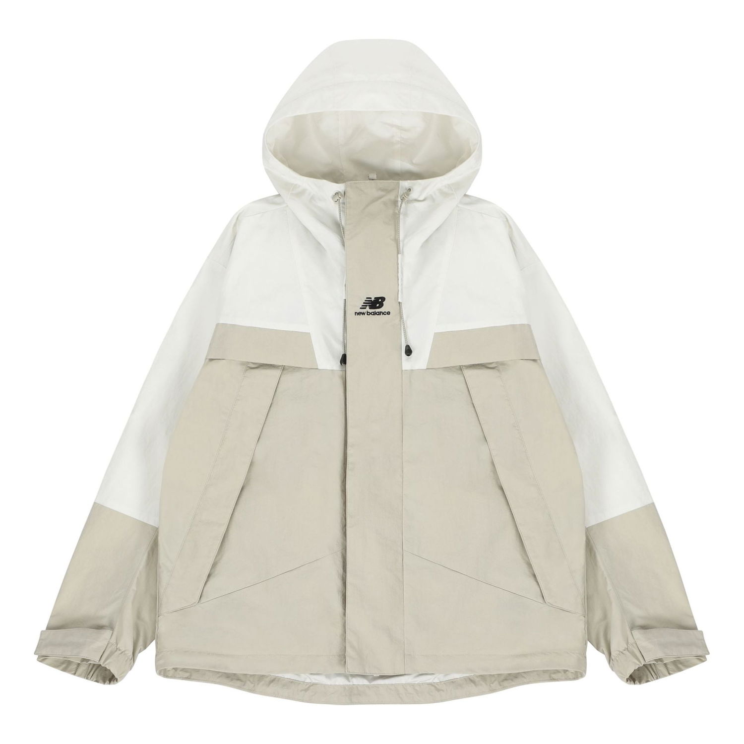 Vetrovka New Balance Colorblock Hooded Jacket Bež | 5AC14103-BEI, 0