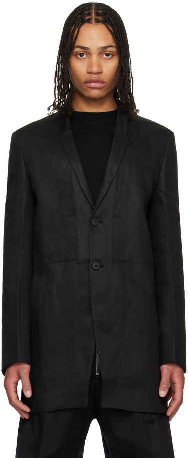 Jakna Rick Owens Rick Owens Hollywood Lido Blazer Črna | RU01E5753 TWL, 0