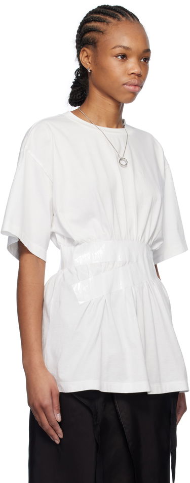 Majica Maison Margiela MM6 Maison Margiela Taped Jersey T-Shirt Bela | S52GC0335 M20048, 1