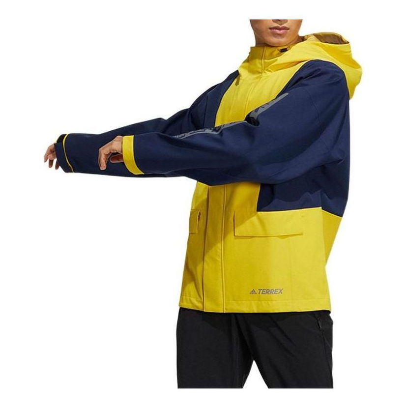 Vetrovka adidas Performance Terrex Windbreaker Jacket Rumena | GN7560