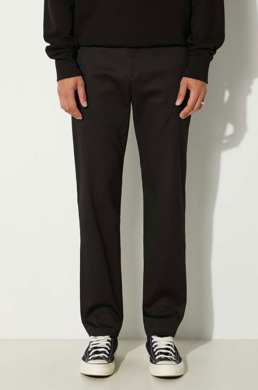 Hlače Paul Smith Paul Smith Straight-Leg Trousers Črna | M1R.055Z.N02138