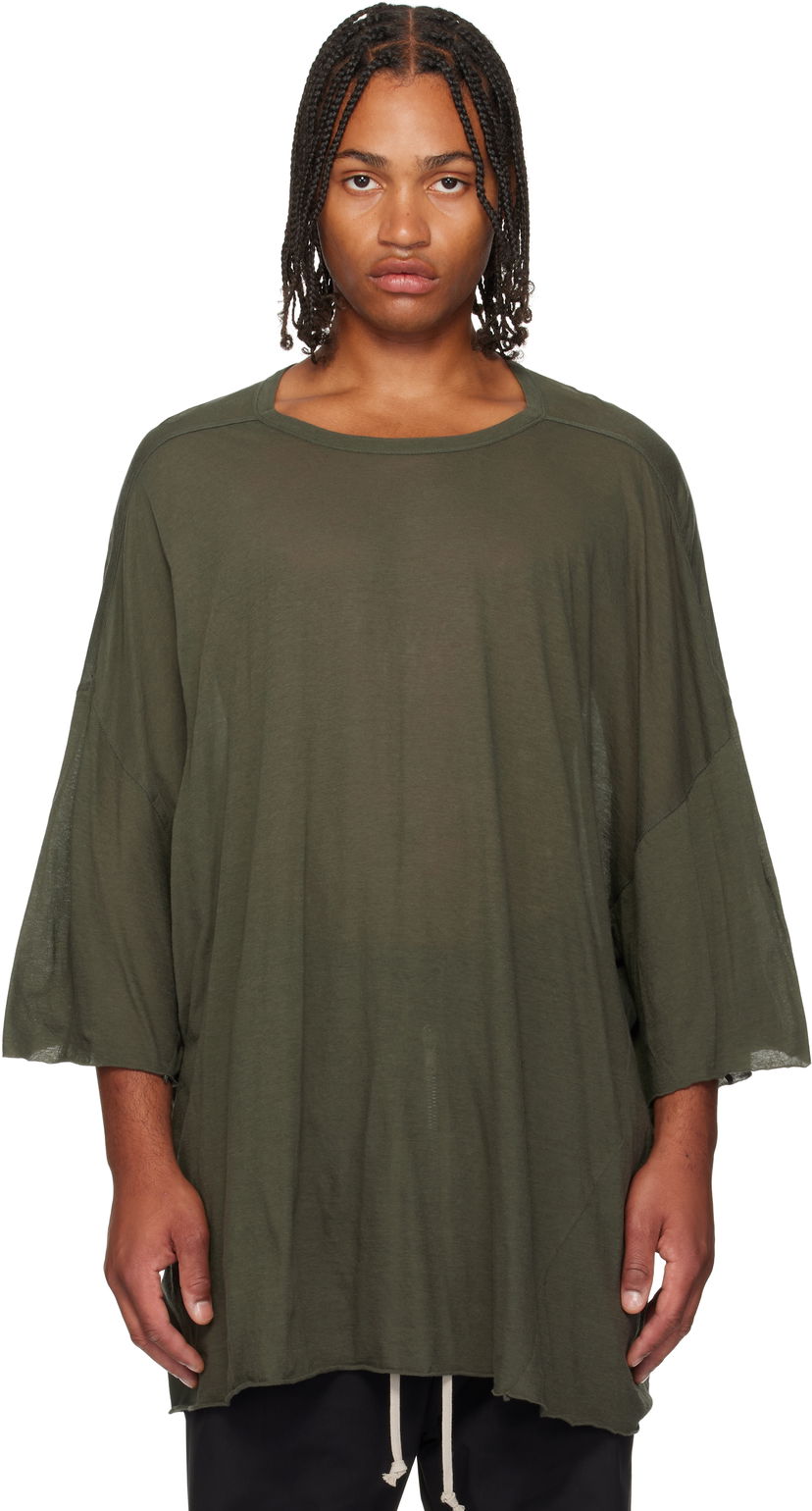Majica Rick Owens Rick Owens Concordians Tommy T-Shirt Zelena | RU02E1283 UC