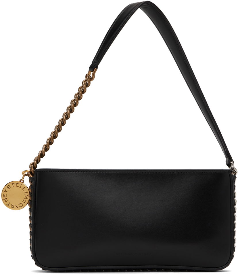 Torbica Stella McCartney Frayme Baguette Shoulder Bag Črna | 7B0116W8839
