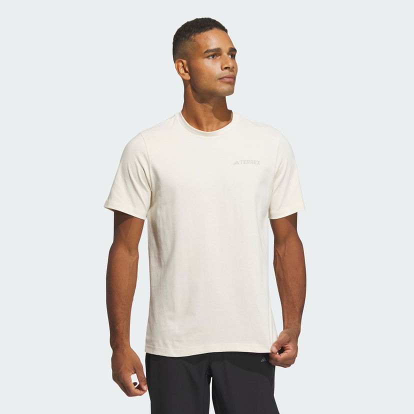 Majica adidas Performance Graphic Short Sleeve Polygiene 230 GSM Bela | IS0287