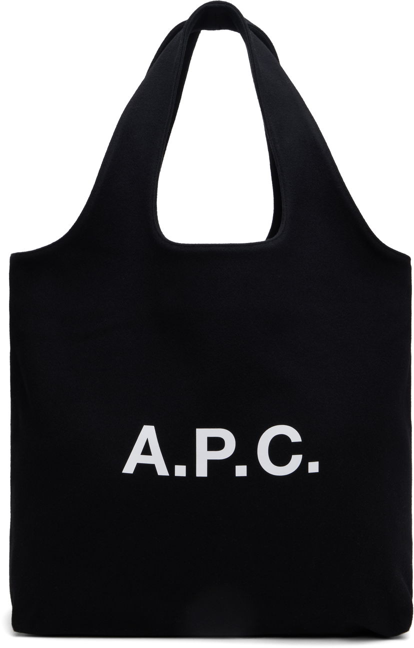 Tote bag A.P.C. Ninon Canvas Tote Bag Črna | WOARV-M61565