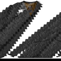 Military Zip V-Neck Down Jacket