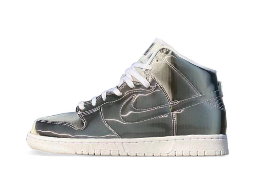 Superge in čevlji Nike CLOT X Nike Dunk High "Silver" Kovinski | DH4444-900