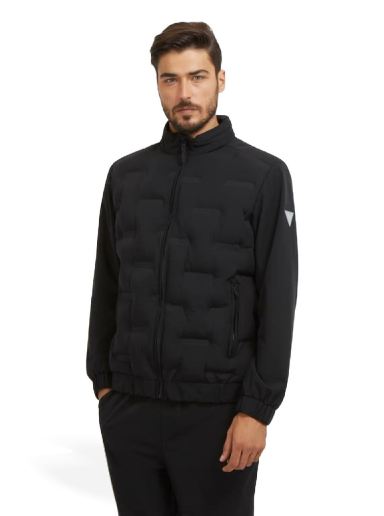 Jakna GUESS Front All Over Logo Puffer Črna | Z3BL05WFPD0