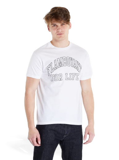 Majica Pleasures Flamboy And T-shirt Bela | P22F066 white