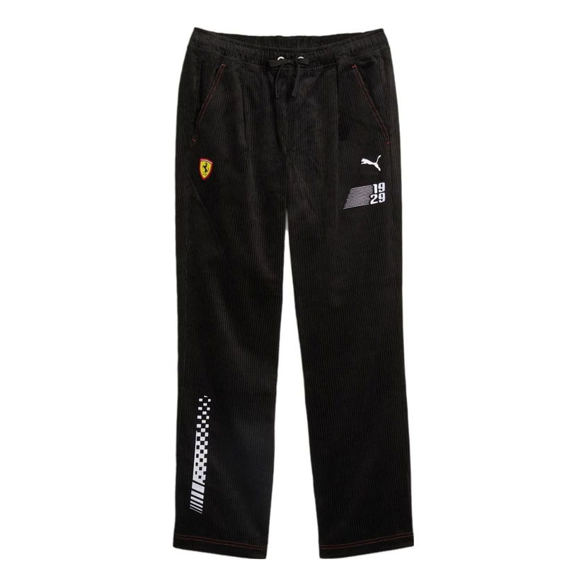 Hlače Puma Puma x Ferrari Race Garage Crew Pants Črna | 621121-01