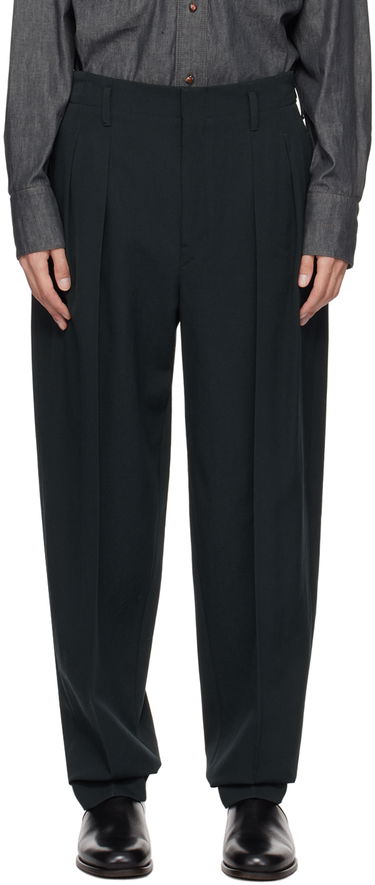 Hlače LEMAIRE Lemaire Tapered Trousers Zelena | PA1042 LF1123, 0