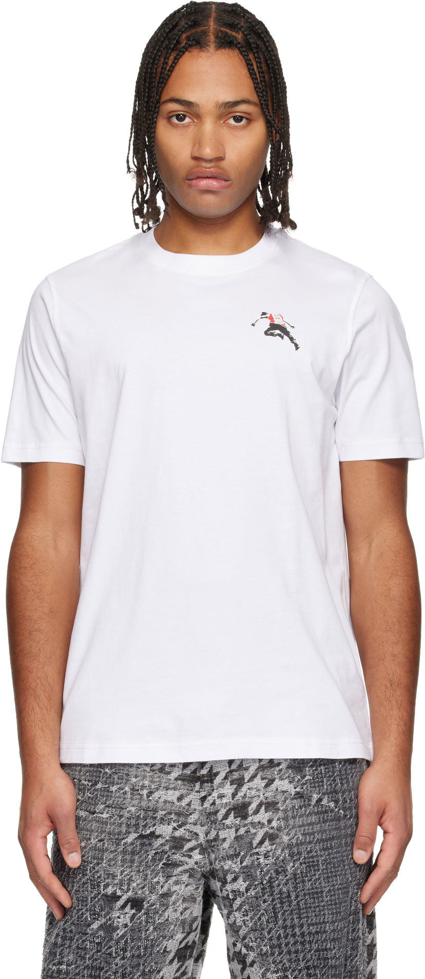 Majica Diesel Graphic T-Shirt Bela | A18668-0QIAM-100