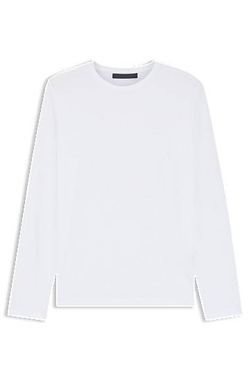 Majica BOSS BECKHAM x BOSS Mercerised Cotton T-Shirt Bela | 50552319