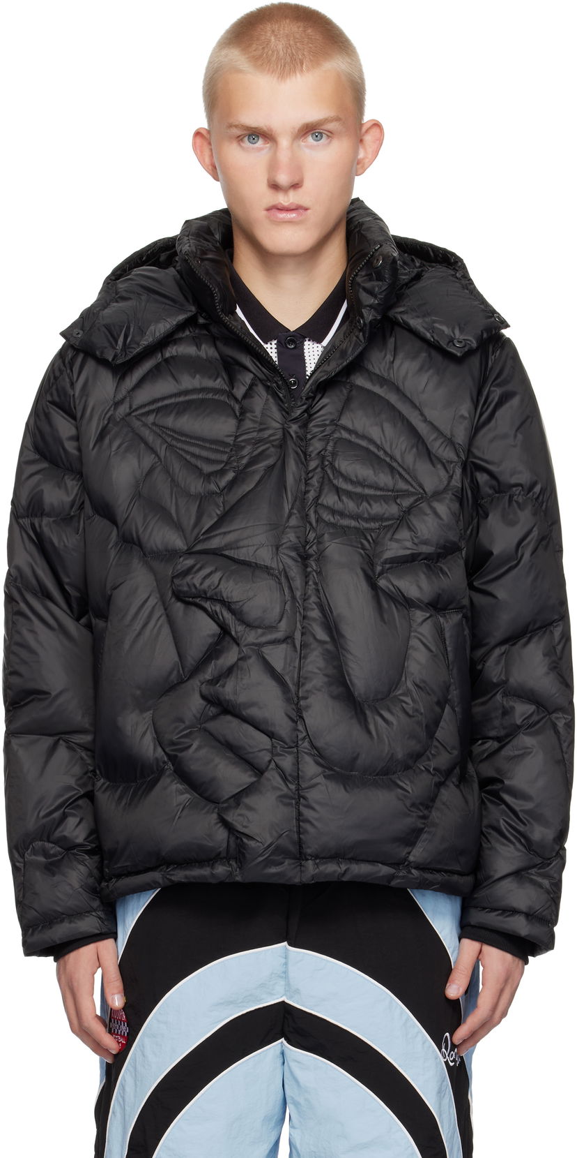 Puhovka KidSuper Down Jacket Črna | AW24-OW-15