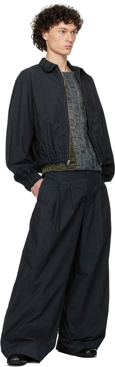 Bomber jakna Eckhaus Latta Eckhaus Latta Flight Jacket Črna | 1227-EL-PS25-A - ANTHRACITE, 3