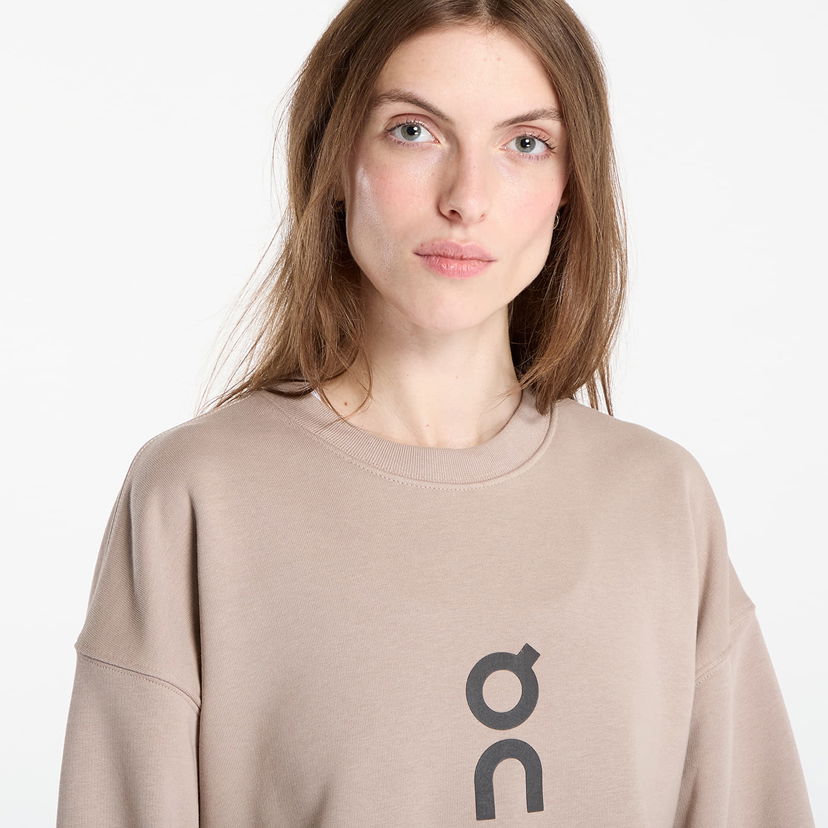 Pulover On Running On Club Crew Sweatshirt XS Bež | 1WE10470603