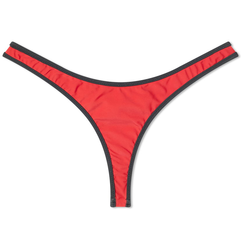 Spodnjice Miaou Miaou Jo Thong Bikini Bottom, Size Medium Rdeča | 2031SWCRS