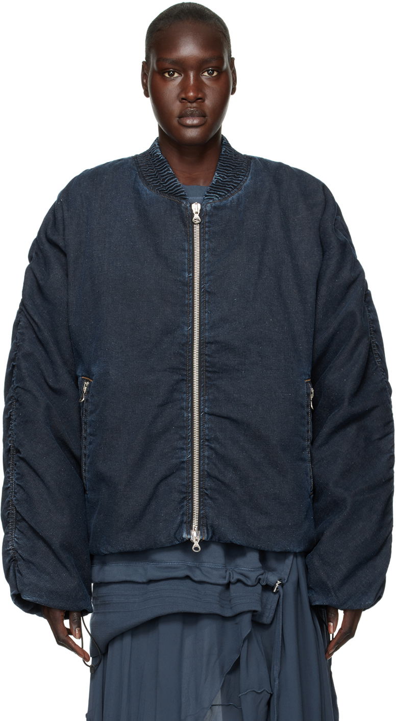 Bomber jakna Diesel Denim Bomber Jacket Modra | A09559 09F39