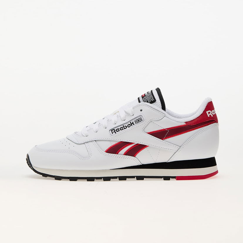 Superge in čevlji Reebok Classic Leather White/ Vector Red/ Black Bela | 100201077