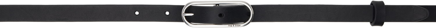 Pasovi rag & bone Rag & Bone Baby Rounded Leather Belt Črna | WJW25SB1080LE80, 0