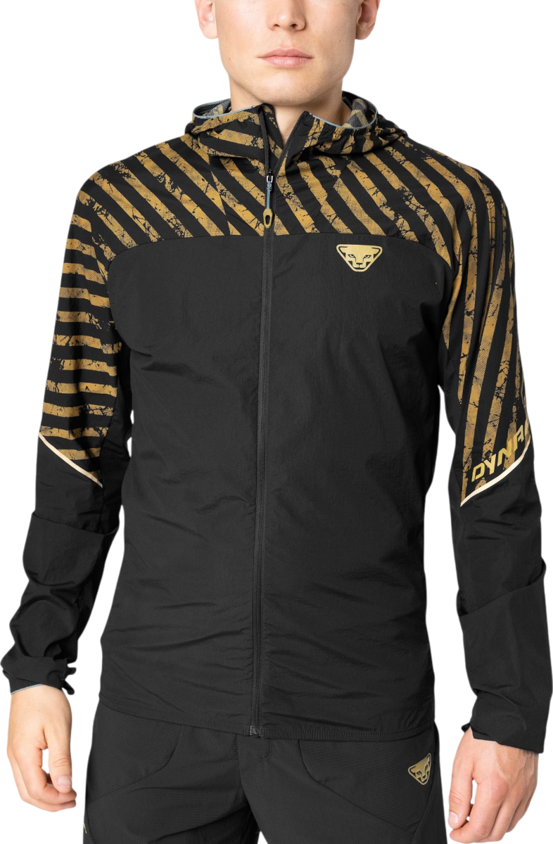 Vetrovka Dynafit Trail Wind Hooded Jacket Črna | 08-0000071912-7461