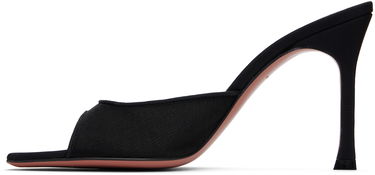 Modni dodatki Amina Muaddi Amina Muaddi Alexa Mesh Slipper 95 Heeled Sandals Črna | ALEXA MESH SLIPPER, 2